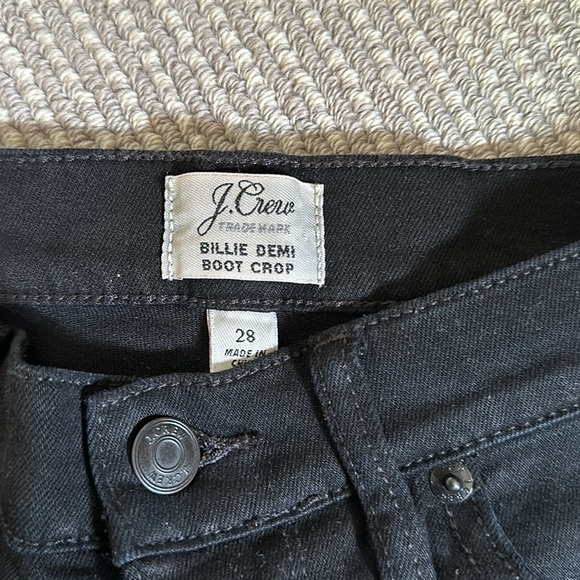 J. Crew Black Billie Demi Boot Crop - Picture 6 of 9